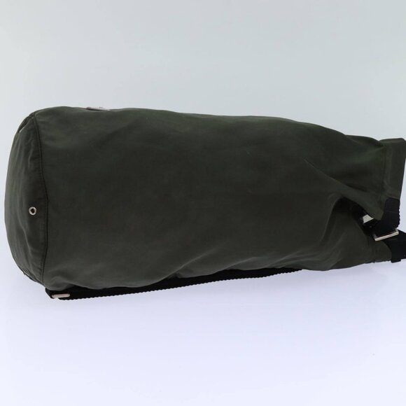 PRADA Shoulder Bag Nylon Khaki Auth - Picture 5 of 16